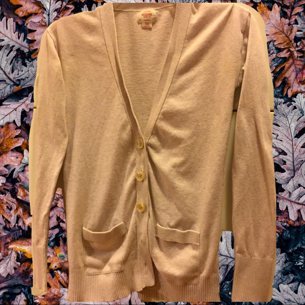 Cream Button Cardigan